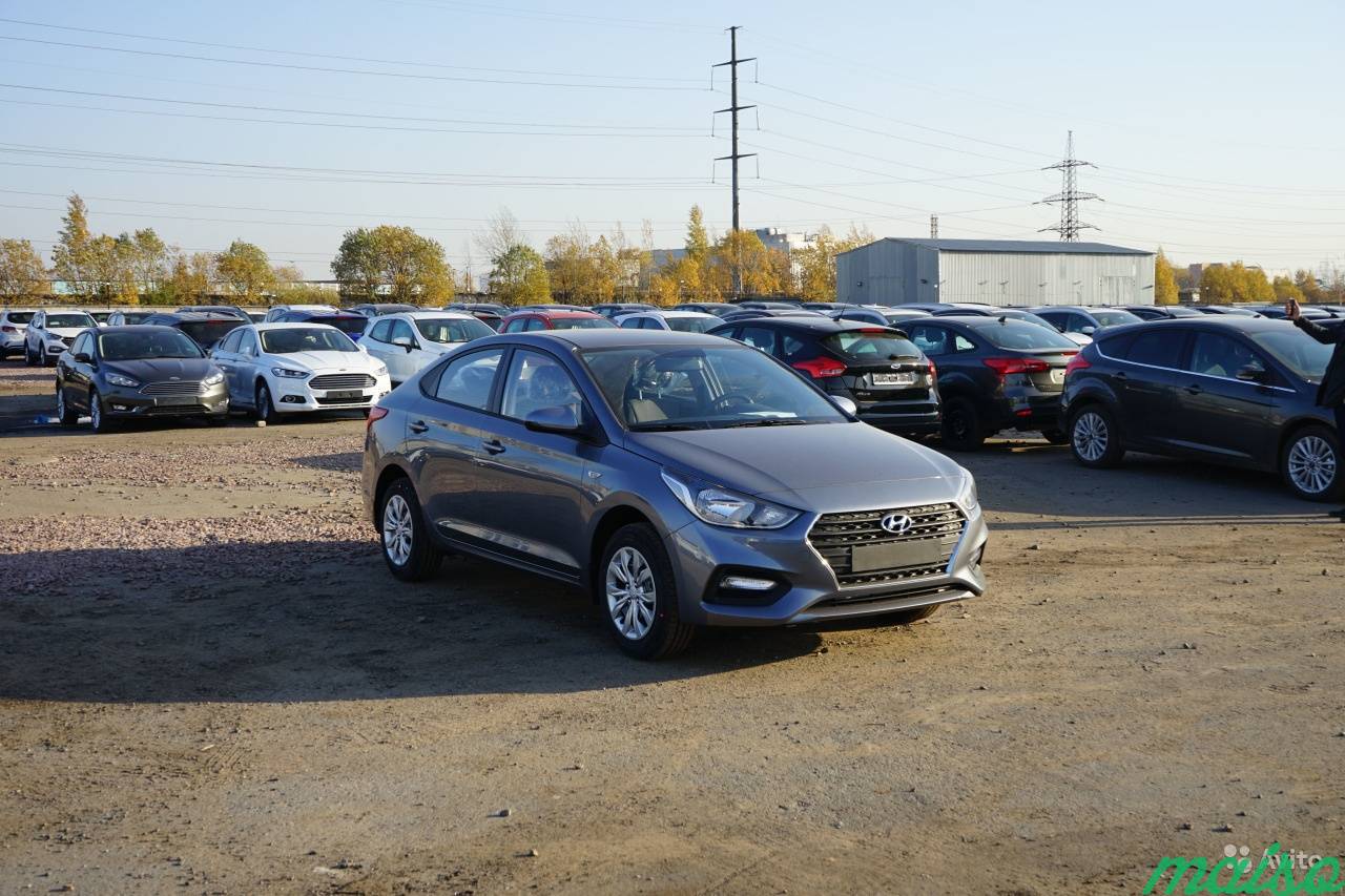 Hyundai Solaris 1.4 МТ, 2018, седан в Санкт-Петербурге. Фото 4